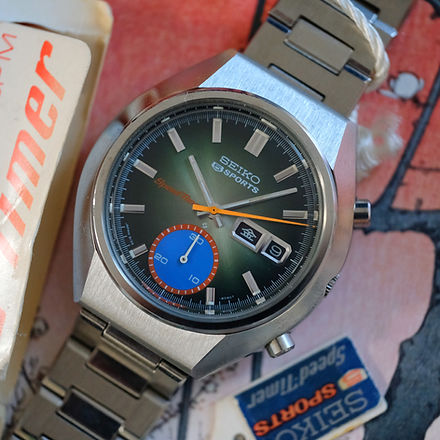 SEIKO スピードタイマー 6139-8040 自動巻 稼働品 Seiko 5 Sports SpeedTimer 6139-8040 | The Tokei Club
