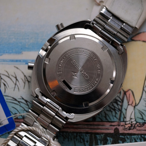 セイコー　5スポーツ(7017-6010) 　SEIKO 5 SPORTS Seiko] The Seiko 5 Sports Speed-Timer 7017-6010. A very cool