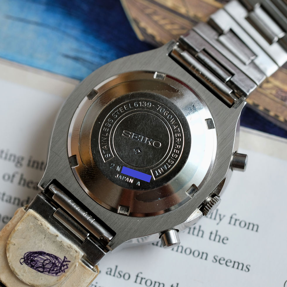 Thumbnail: Seiko Speedtimer Teal Dial 6139-7060