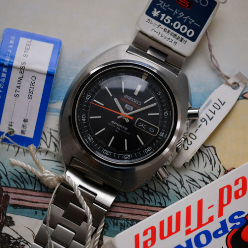 Seiko 5 Sports Speedtimer 7017-6010 | The Tokei Club