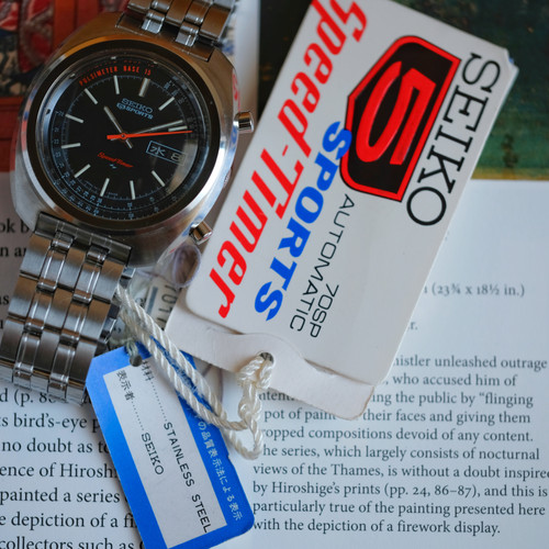 NOS Seiko 5 Sports Speedtimer 7017-8000 | The Tokei Club