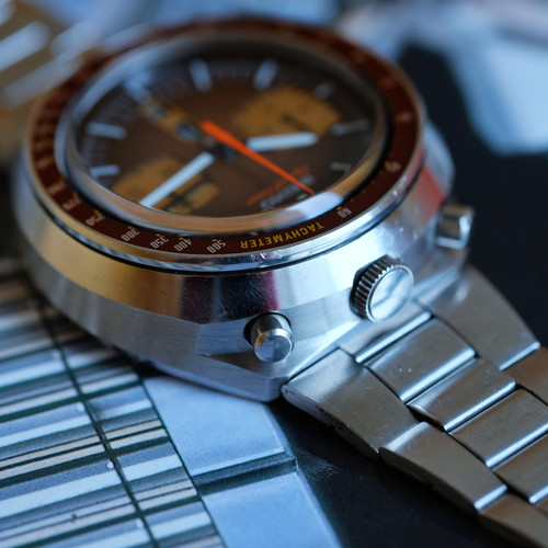 SOLD - Seiko Speedtimer Bullhead 6138-0040 | The Tokei Club