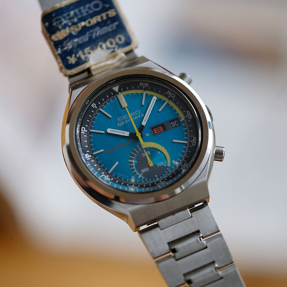 Seiko Speedtimer Teal Dial 6139-7060 | The Tokei Club