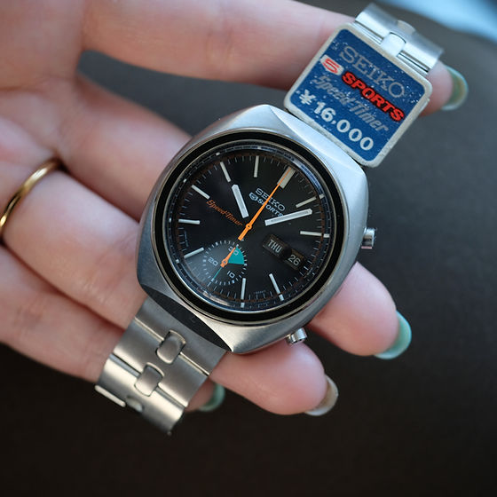 SOLD - Deadstock Seiko Speedtimer 6139-8002 | The Tokei Club