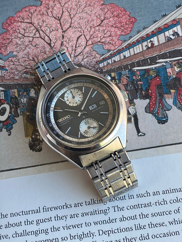 SOLD - Seiko Reverse Baby Panda 6138-8001 | The Tokei Club