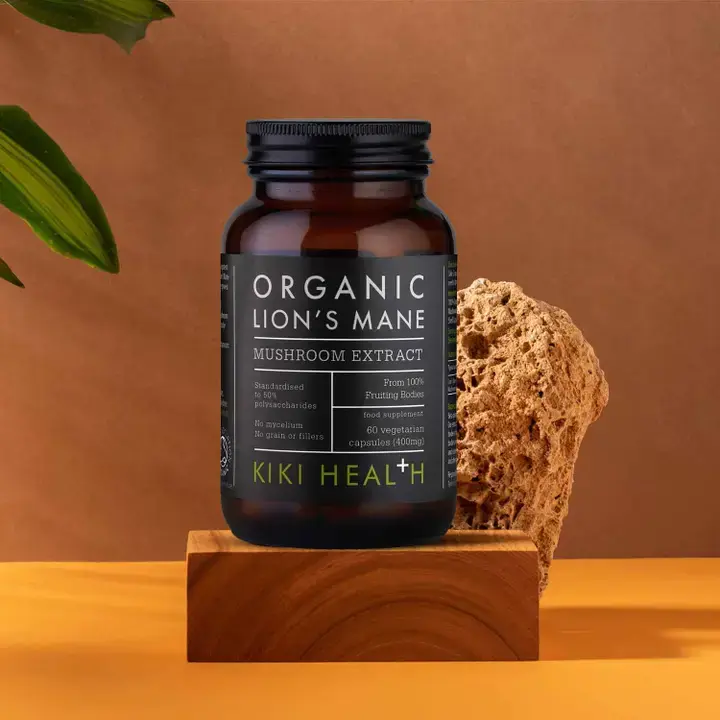 Thumbnail: Organic Lion's Mane Extract Mushroom - 60 Vegicaps