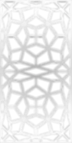 T2D-3 perforated metal pattern with structured polygon pattern with a dense architectural rhythm and faceted character for architectural screen panels and custom metal panels
