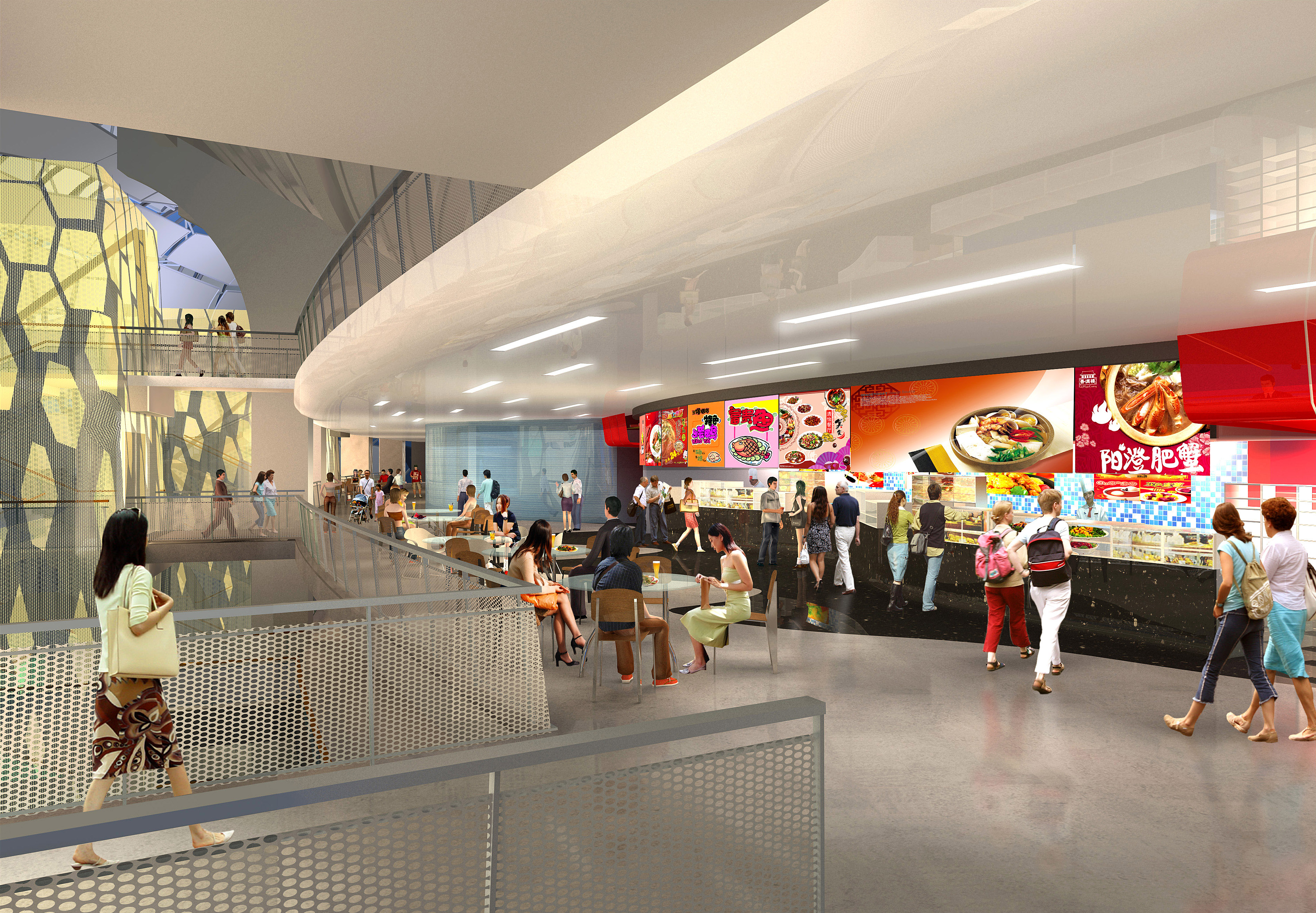 Soccer Stadium upper concourse