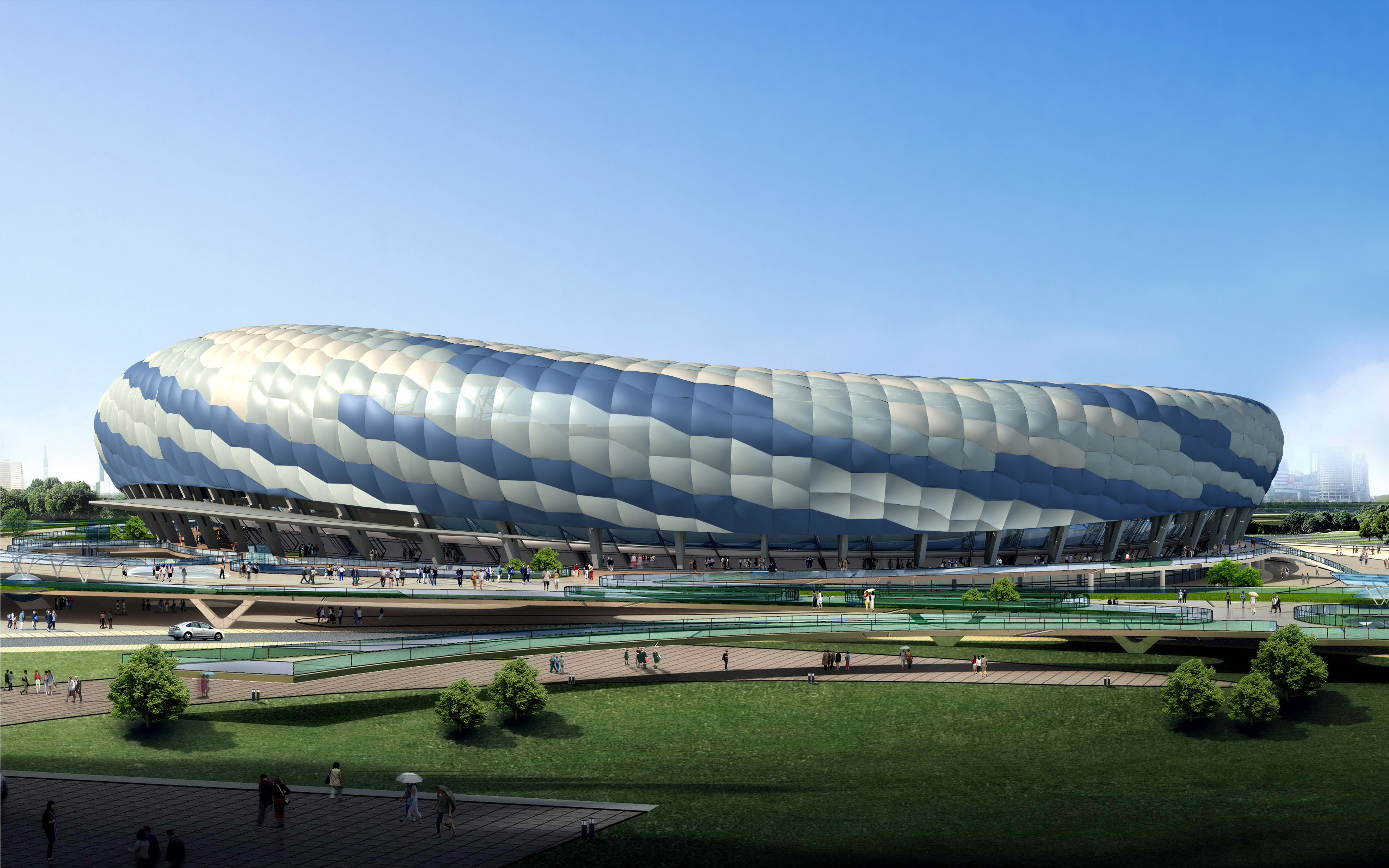 Soccer stadium