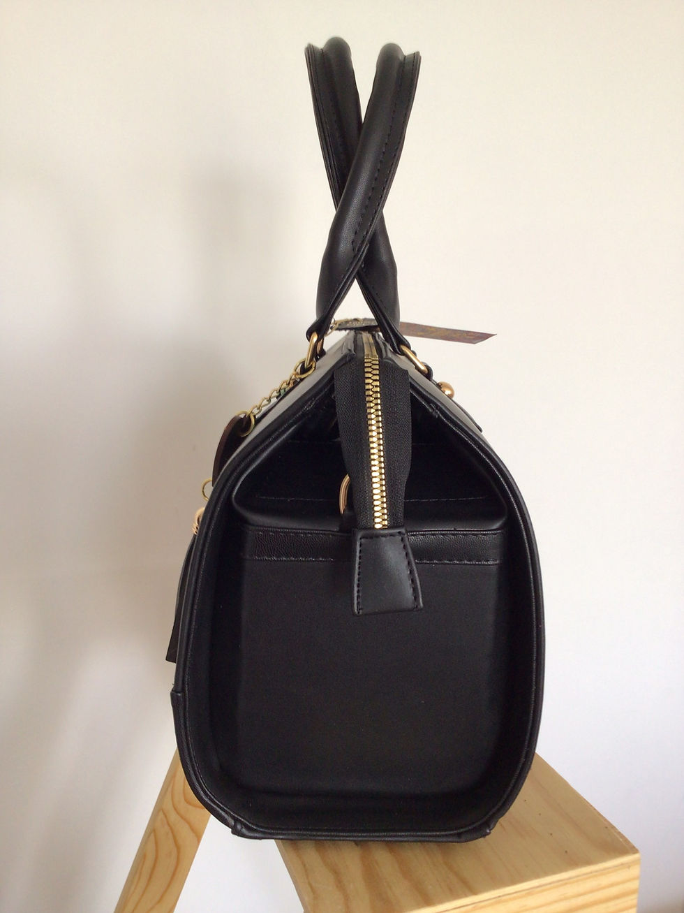 Miniatura: Bolso Tipo Baúl en Piel Diseño Mariposa