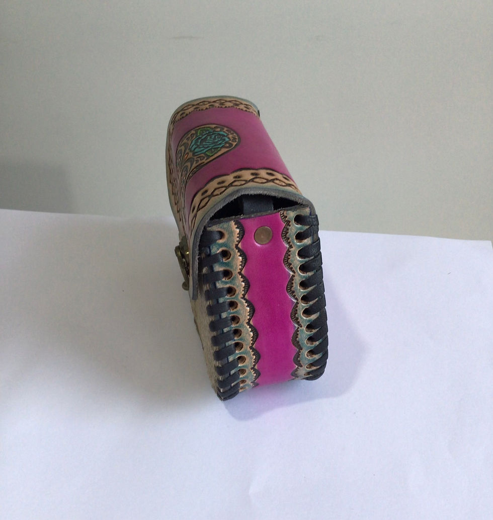 Miniatura: Crossbody Porta Celular Piel Vaqueta