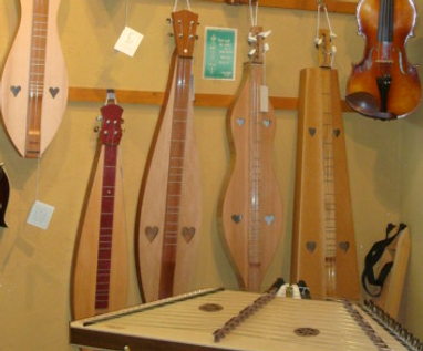 Mountain Dulcimers & Hammer Dulcimers at The Folk Shop
