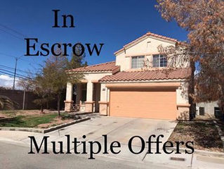 In Escrow- Multiple Offers