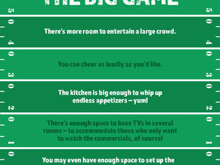 5 Reasons Homeowners Throw Better Parties During the Big Game