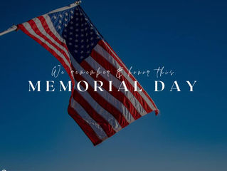 We remember and honor those that gave all.