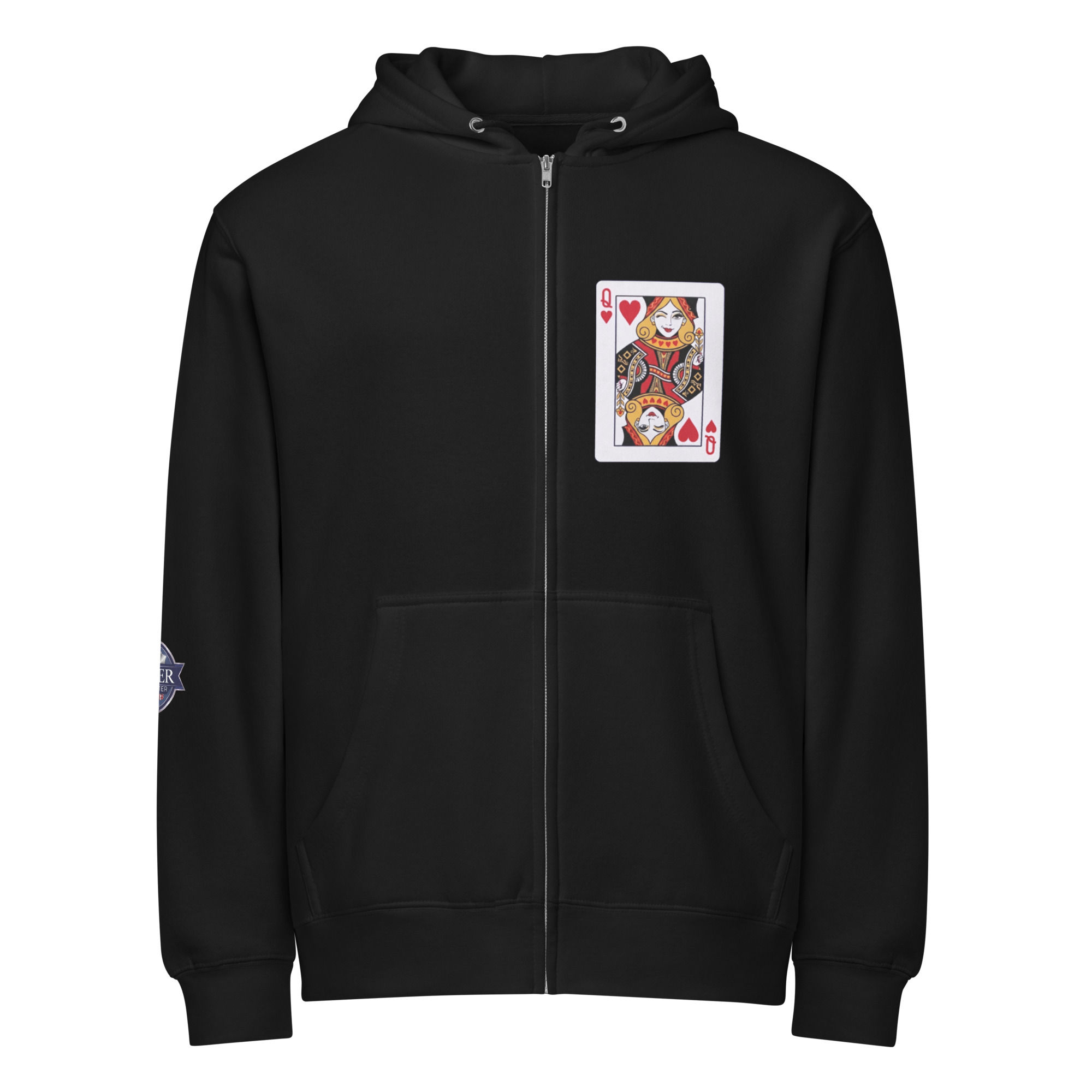 Queen of Hearts Premium full zip hoodie