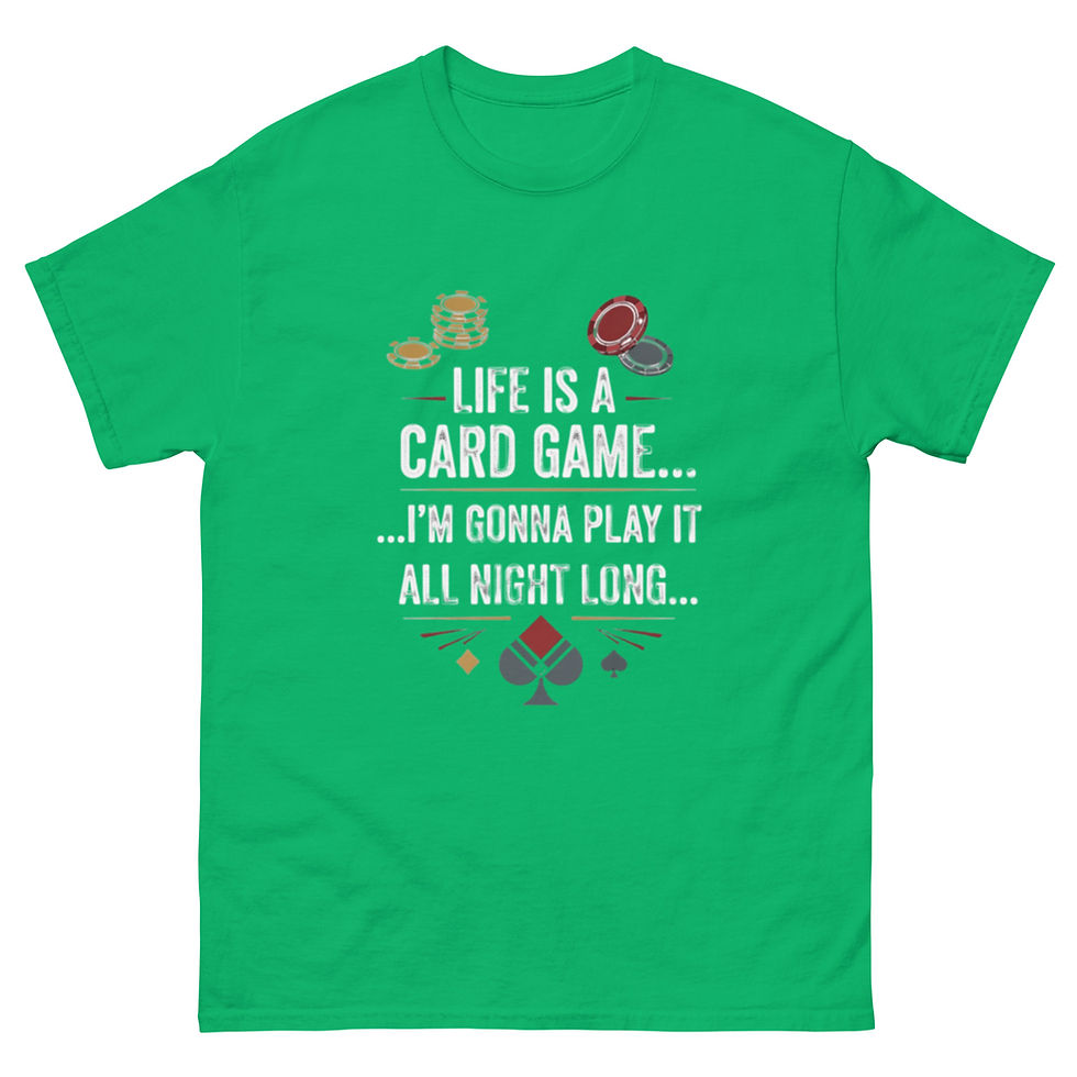 Thumbnail: Life Is a Card Game 2 Unisex classic tee
