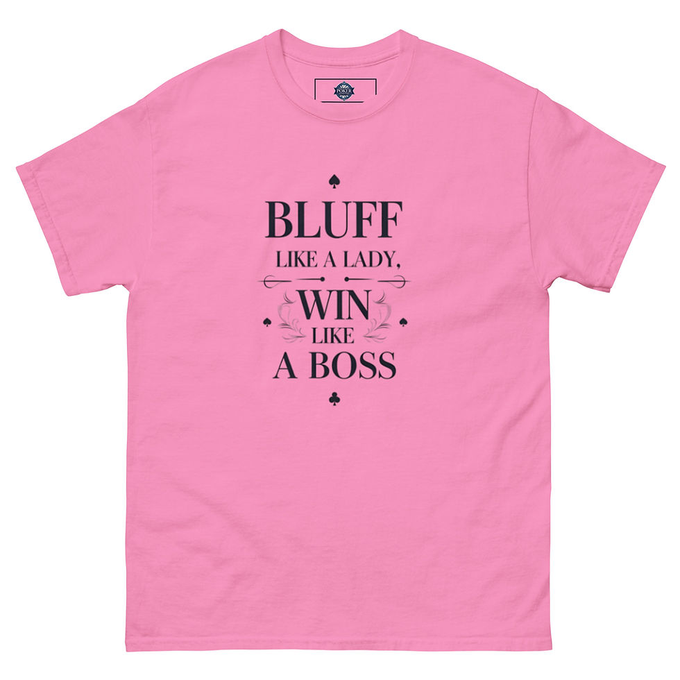 Thumbnail: Bluff Like a Lady Unisex classic tee
