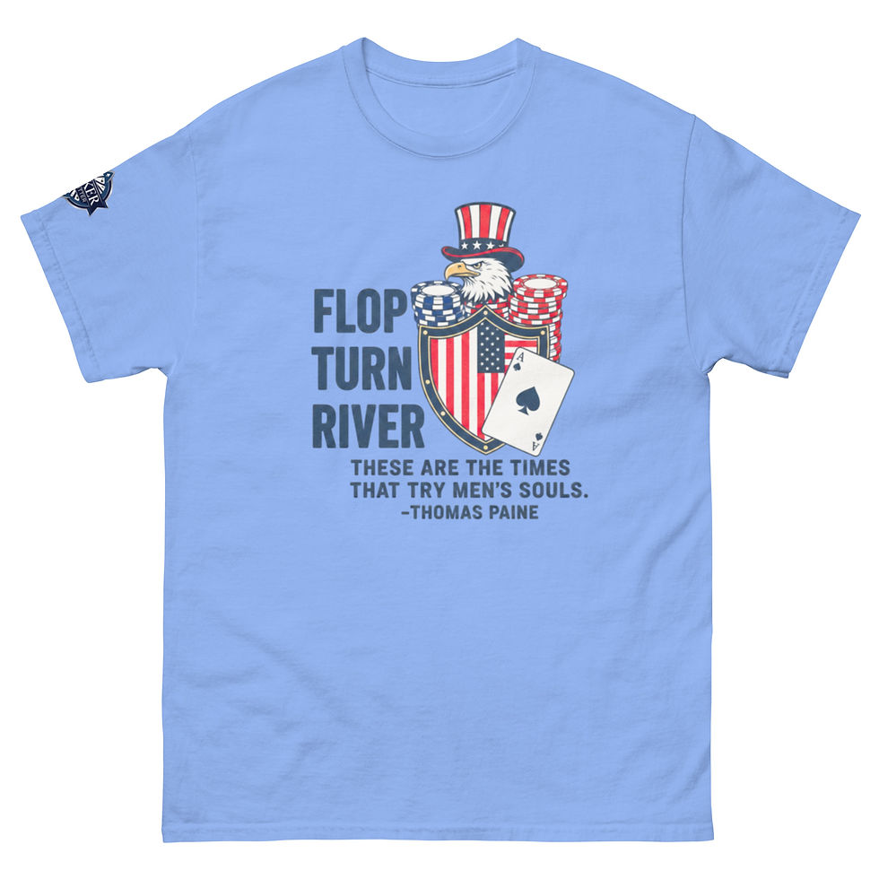 Thumbnail: Flop Turn River Thomas Pane Quote--American's 250th Anniversary Classic Tee