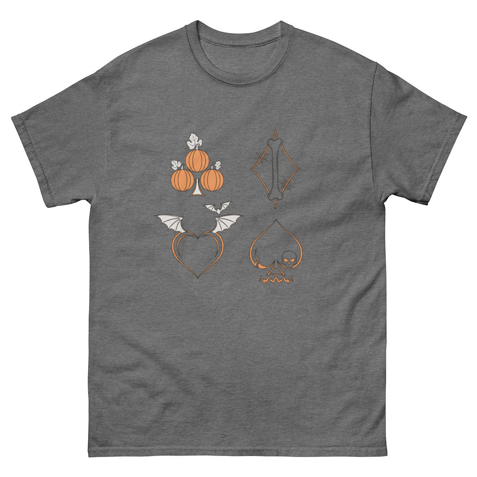 Thumbnail: Fall Card Symbols Unisex classic tee