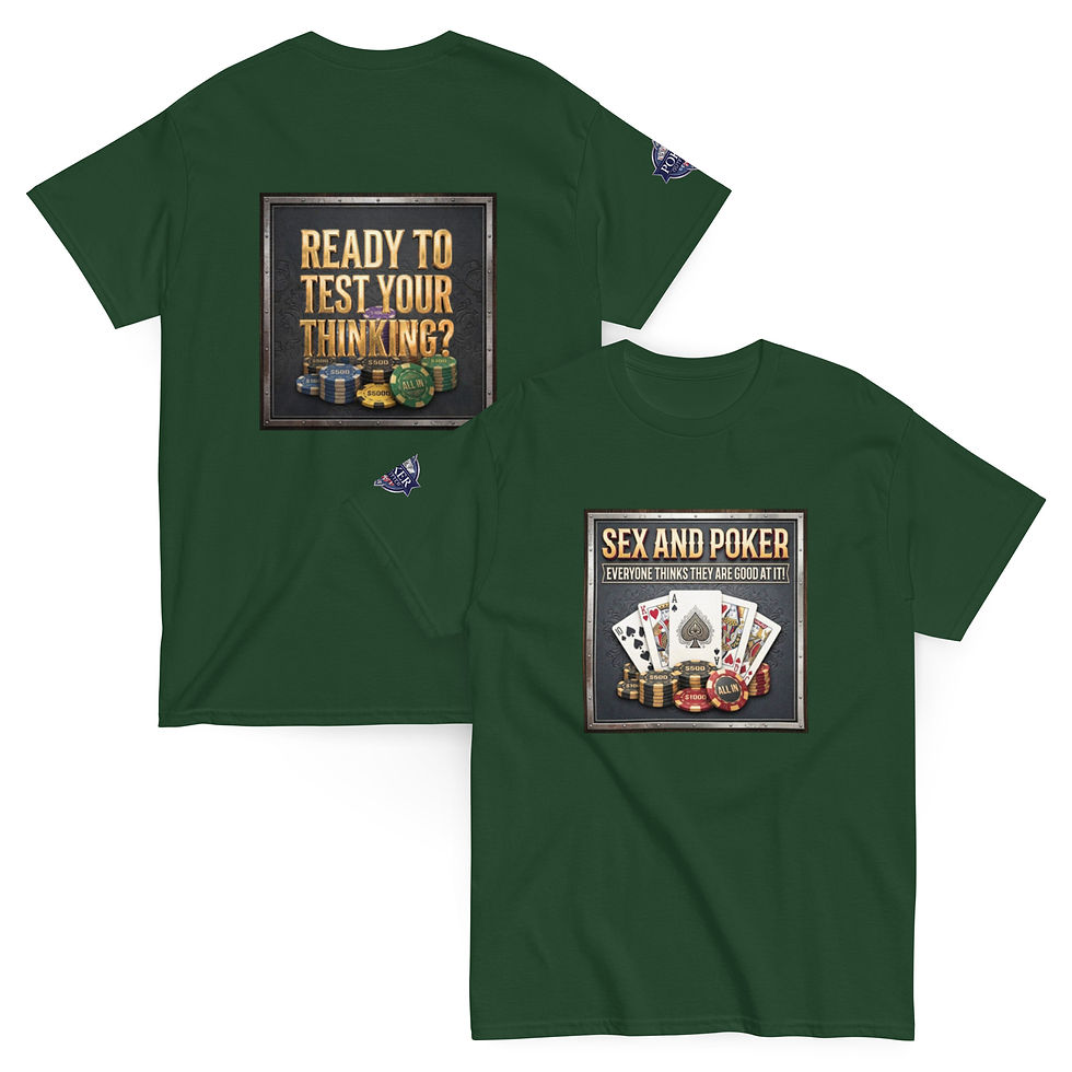 Thumbnail: Sex and Poker Front and Back Unisex classic tee