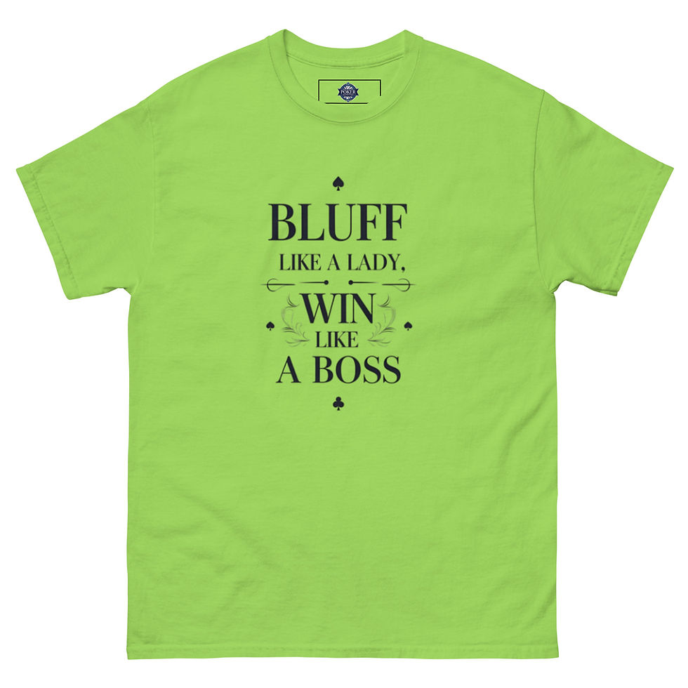 Thumbnail: Bluff Like a Lady Unisex classic tee