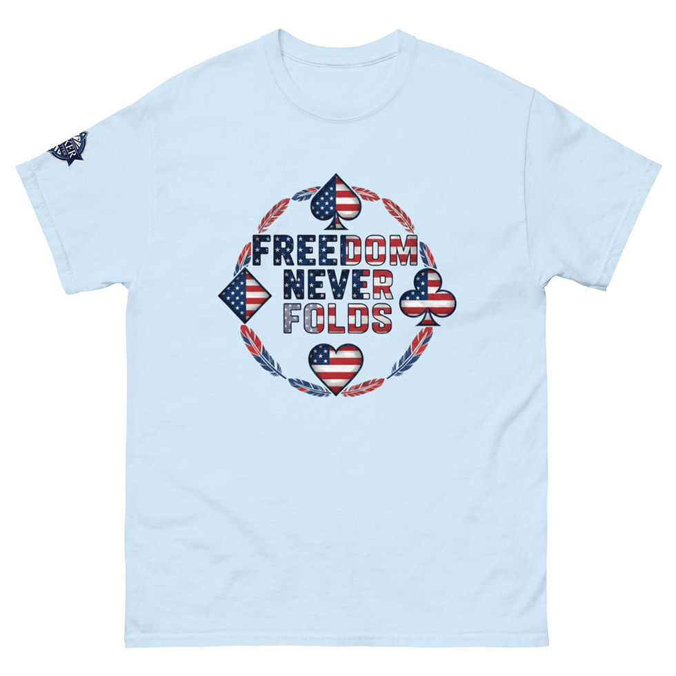 Thumbnail: Freedom Never Folds 4 Unisex classic tee