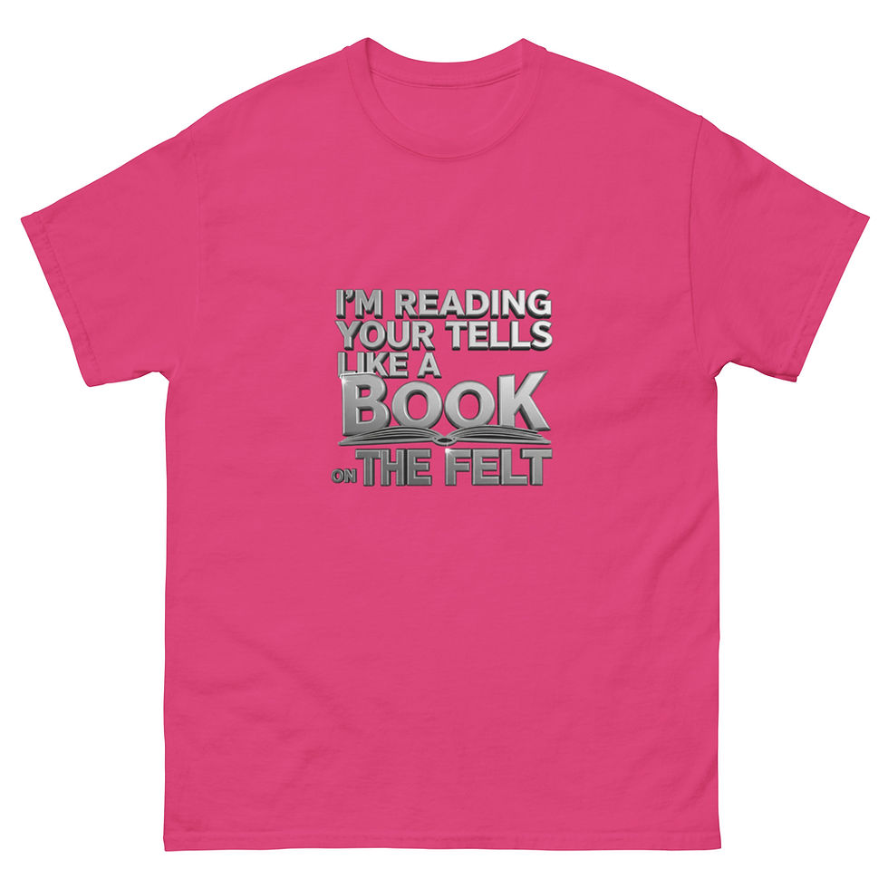 Thumbnail: Reading Your Tells Unisex classic tee