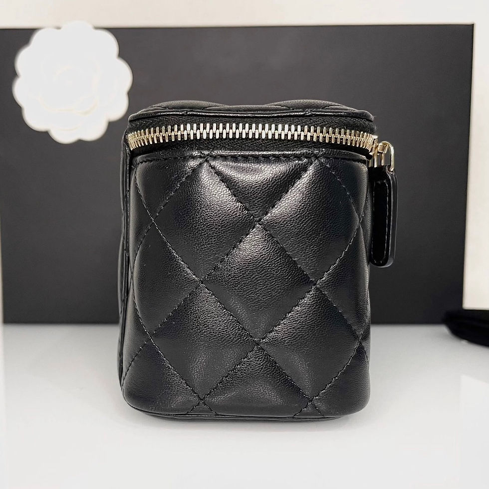 Thumbnail: Chanel Quilted Small Vanity Case Bag