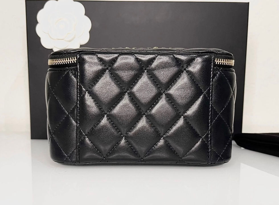 Thumbnail: Chanel Quilted Small Vanity Case Bag