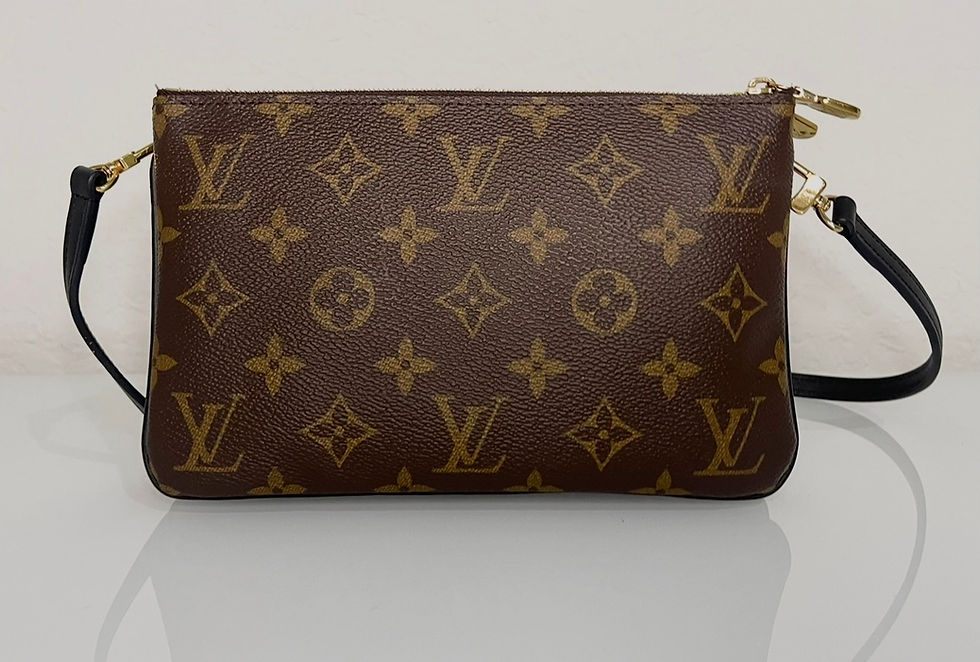 Thumbnail: Louis Vuitton Double Zip Pochette Bag