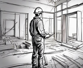 Engineer in home building job site.jpg