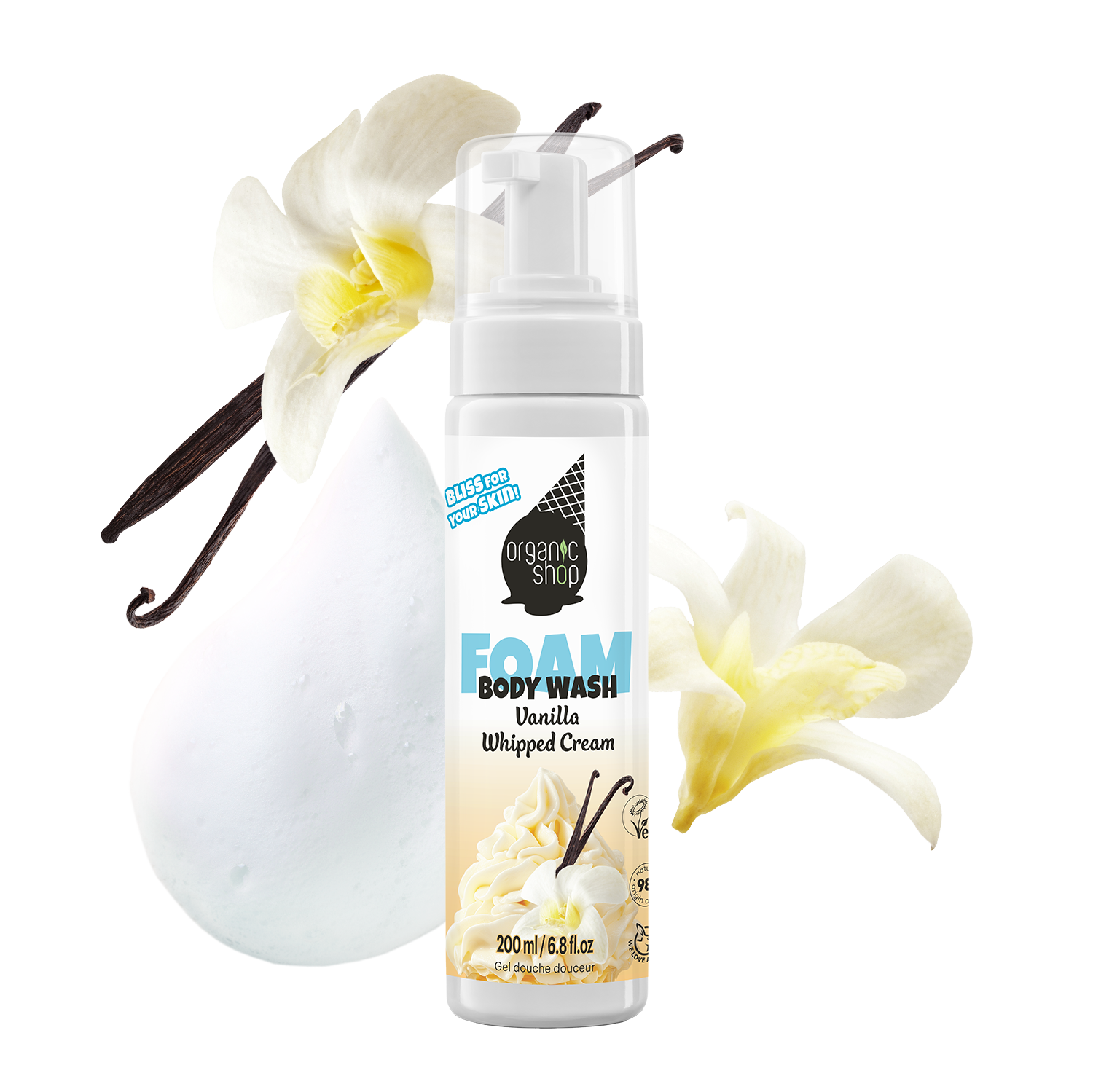 FOAM BODY WASH VANILLA WHIPPED CREAM