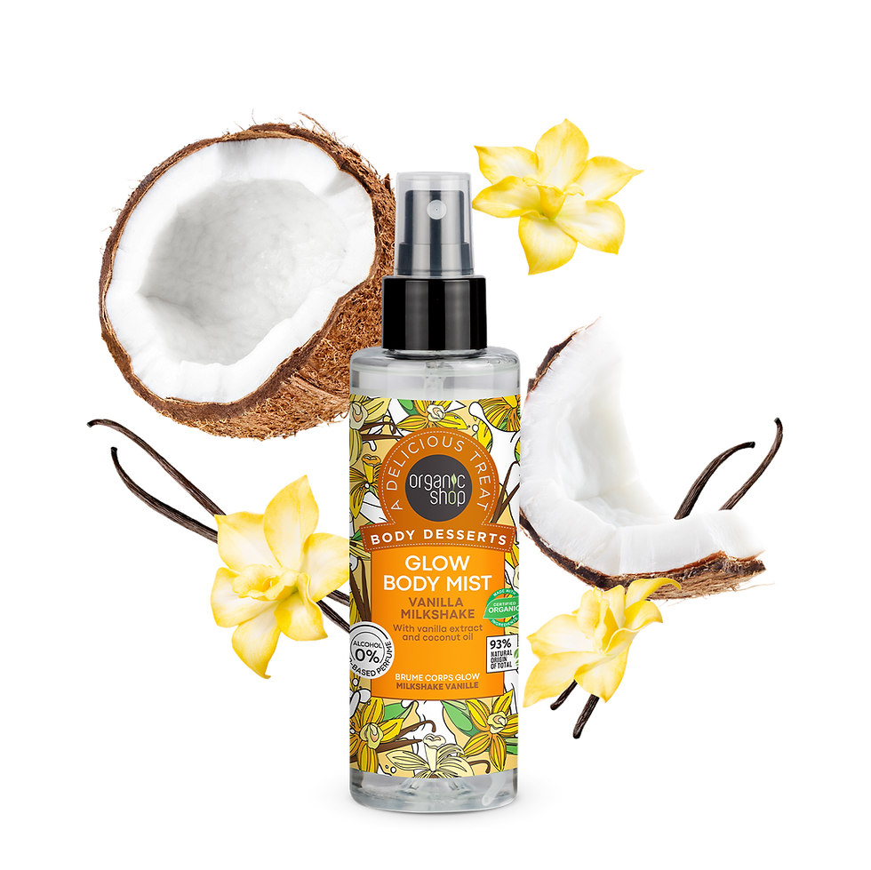 Body Desserts Glow Body Mist Vanilla Milkshake, 200ml