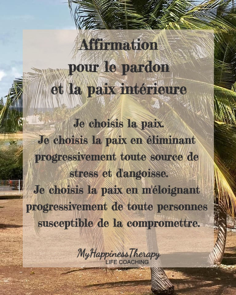 Affirmations positives pour attirer la paix intérieure