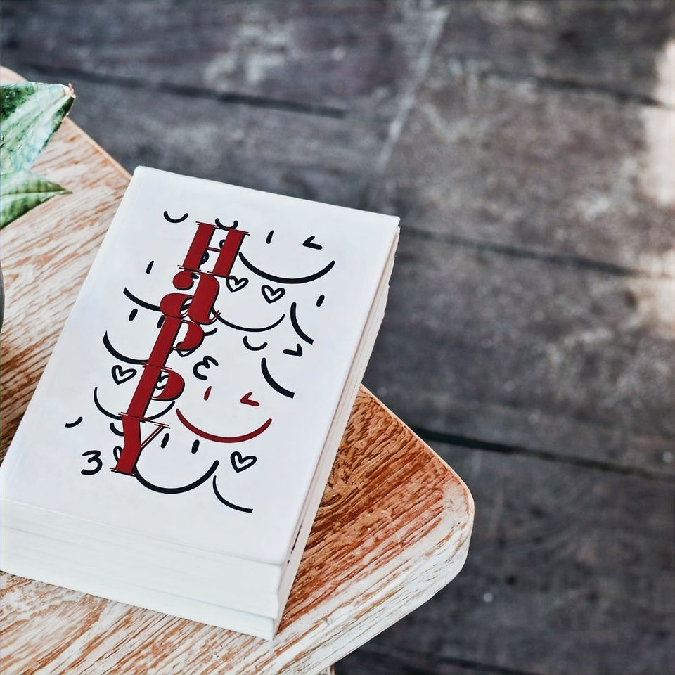 EstellyHappy's Happiness Journal - red