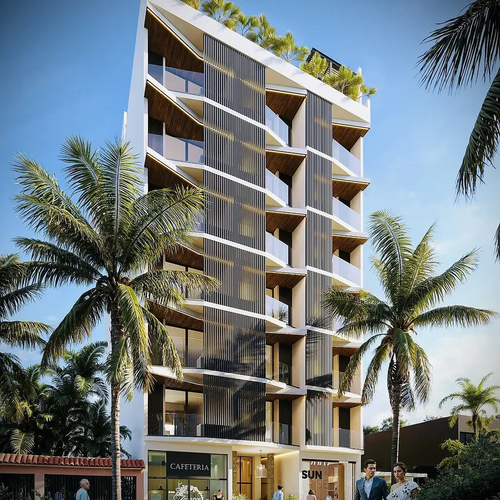 Petrus Condos - View of Modern Architecture at Petrus Condos, showcasing Building Facade, Residential Building.