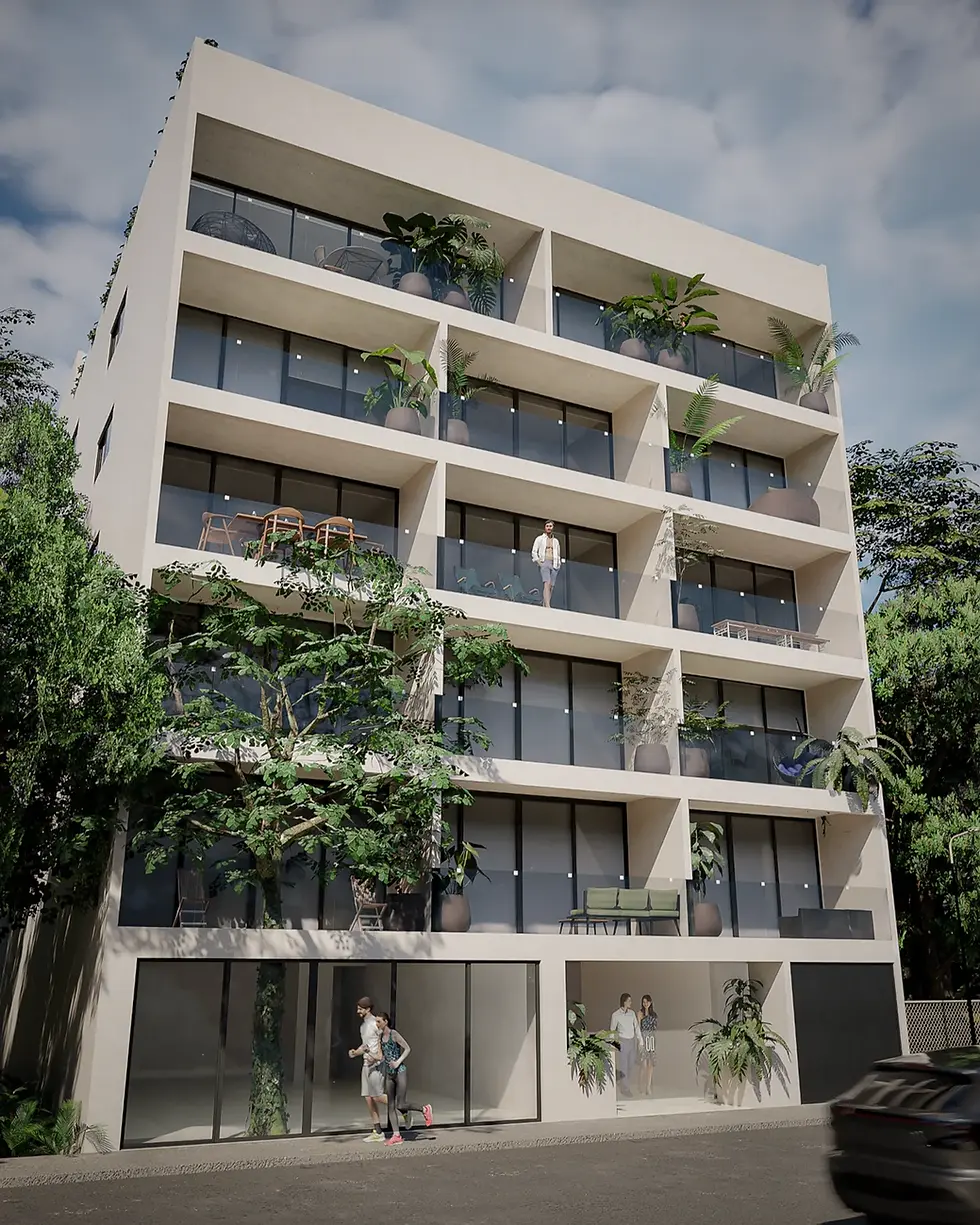 Render of Polo 5ta facade