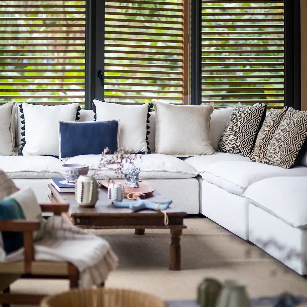 Palm Villas - View of Living Room at Palm Villas, showcasing Sectional Sofa, Cozy Interior.