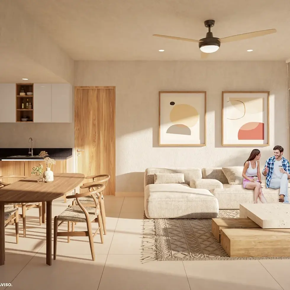 Tao Sek - Image of Garden at Tao Sek, featuring Open Concept Living, Modern Kitchen.