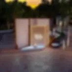 Distrito Xcalacoco Beach - Image of Parking at Distrito Xcalacoco Beach, featuring Grand Entrance, Gated Community.