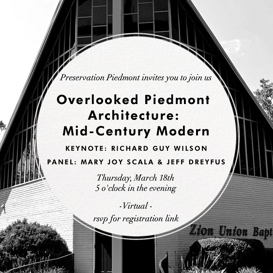 Overlooked Piedmont Architecture: Mid-Century Modern