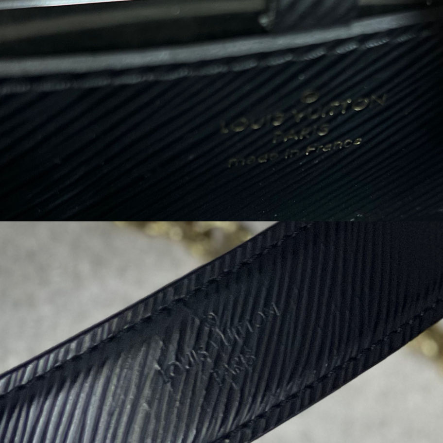 Louis Vuitton Twist PM in Black Stamp View