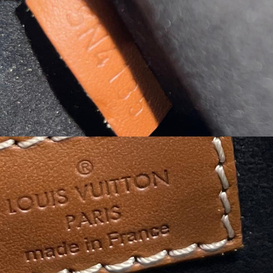 Louis Vuitton Paris handbag authenticity tag, made in France