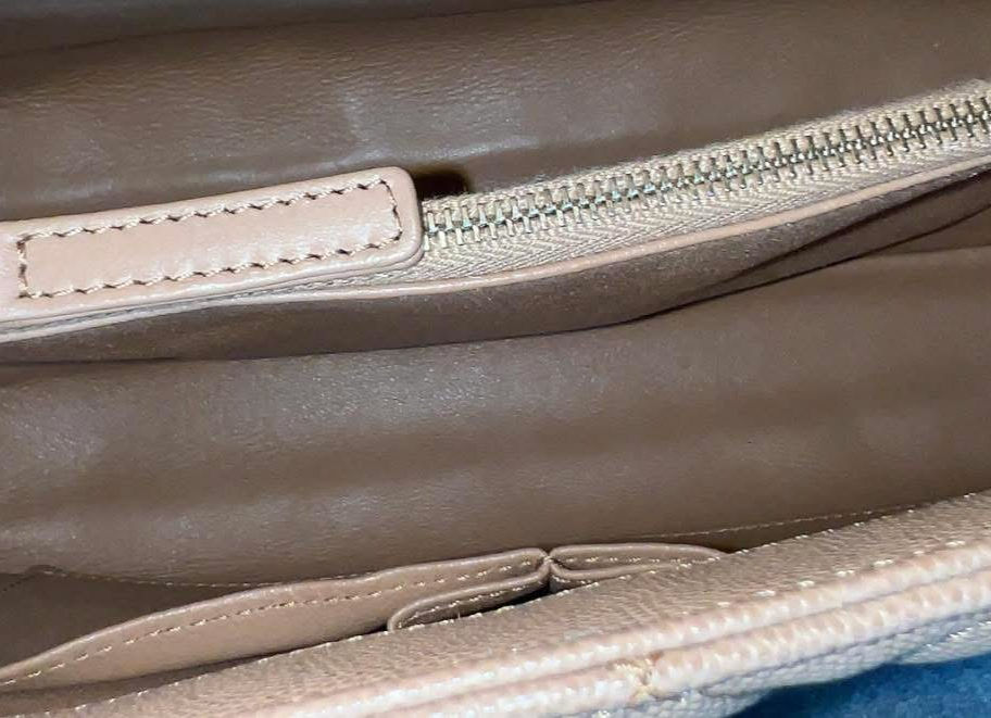 Chanel Coco Handle in Beige Interior View