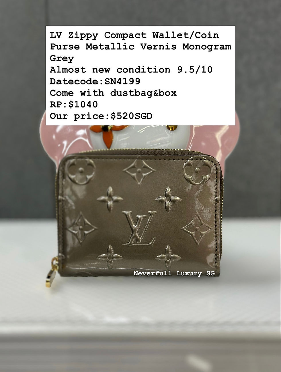 Louis Vuitton Zippy Compact Wallet Front View