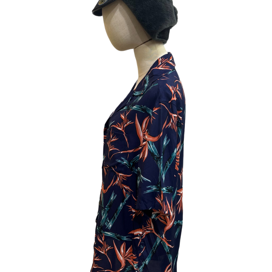 Louis Vuitton Hawaiian Shirt Aloha Birds of Paradise Right Side View