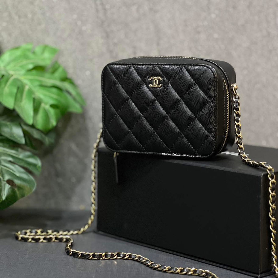 Black Chanel Classic Mini Camera Crossbody bag