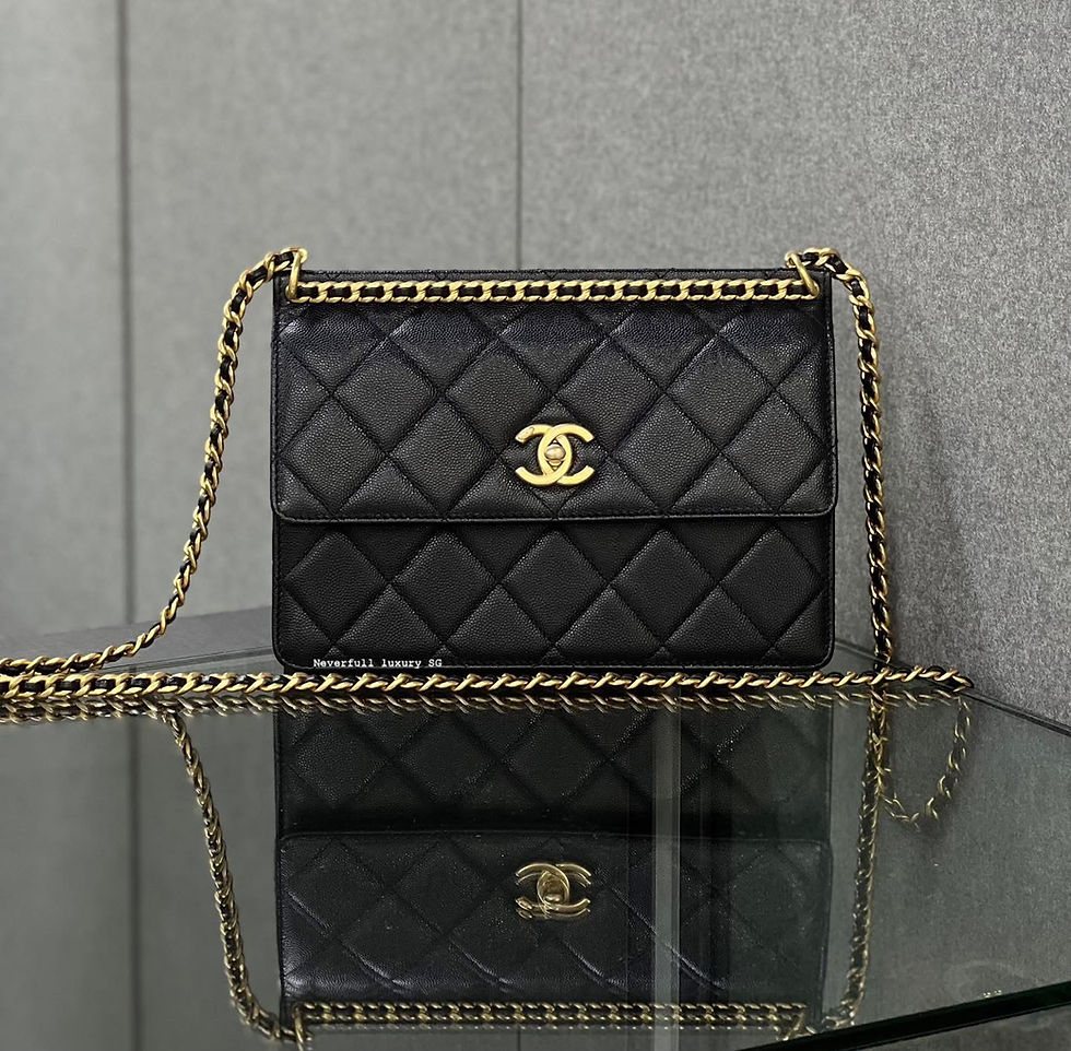 Chanel Frame Flap Bag 23A Front View