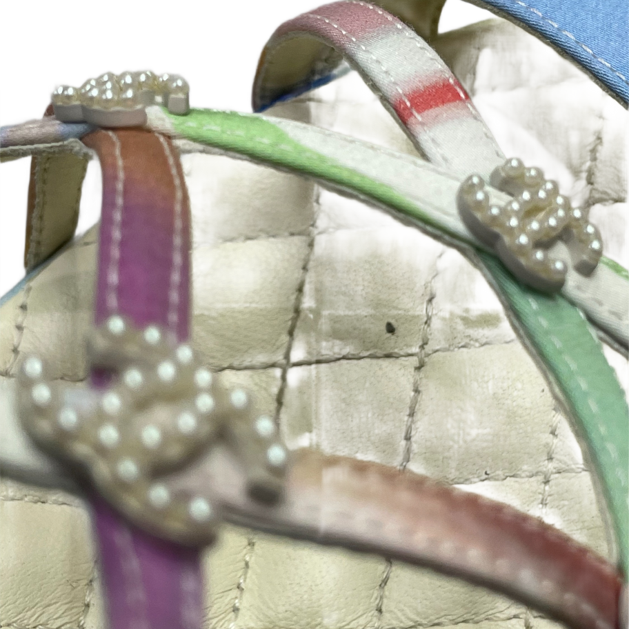 Chanel Heels Sandal Close up View
